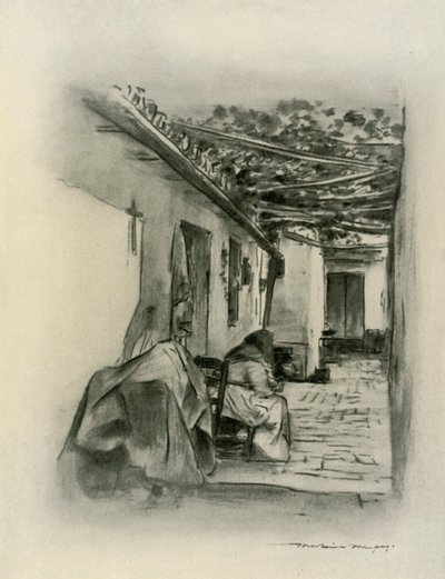 Cortile a Siviglia da Mortimer Ludington Menpes